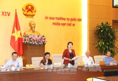 Bế mạc Phiên họp thứ 10 Ủy ban Thường vụ Quốc hội khóa XIV